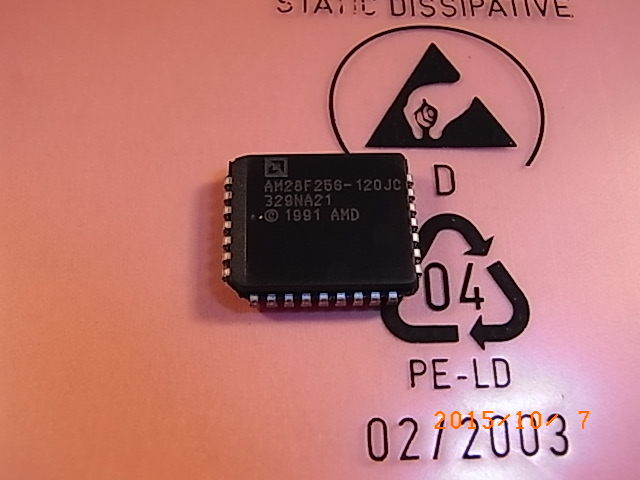 AMD AM28F256-120JC 256 Kilobit (32 K x 8-Bit) CMOS 12.0 Volt, Bulk Erase Flash Memory Parts Distributor Bulk Erase Flash Memory