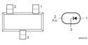 ITT BAV99 Diode Switching 100V 0.15A 3-Pin