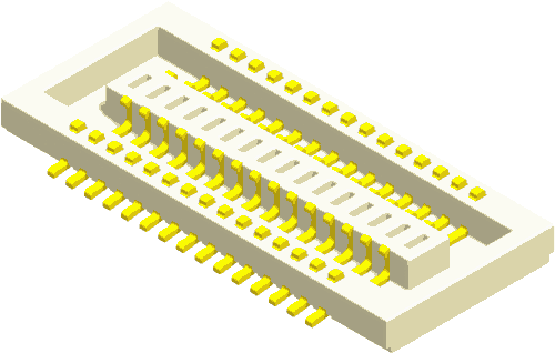 Amtek BTB04M-XX-U Board to Board 0.4mm Male Type H=0.675mm Parts Distributor Amtek BTB04M-XX-U Board to Board 0.4mm Male Type H=0.675mm - Image 2