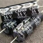 CAE100M35V Capacitor 100MFD 35V Axial Parts Distributor CAE100M35V Capacitor 100MFD 35V Axial