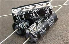 CAE100M35V Capacitor 100MFD 35V Axial Parts Distributor CAE100M35V Capacitor 100MFD 35V Axial
