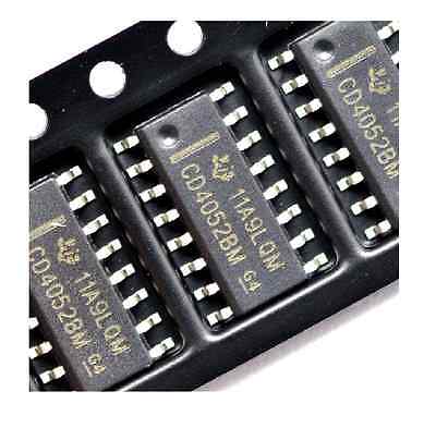 CD4052BM Texas Instruments Analog Multiplexer 100uA 3V to 20V 16-SOIC Parts Distributor CD4052BM Texas Instruments Analog Multiplexer 100uA 3V to 20V 16-SOIC
