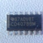 CD4078BM Texas Instruments NOR / OR Gate, 8 Input, 6.8 mA, 3V to 18V, SOIC-14 Parts Distributor CD4078BM Texas Instruments NOR / OR Gate