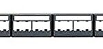 Panduit CPPL24WBLY 24-Port Flat Patch Panel, Black Parts Distributor CPPL24WBLY Panduit