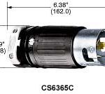 CS8365C Hubbell Plug 3Pole 4W 50Amp 250Volt Parts Distributor CS-8365-C Electronic Components