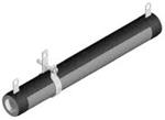 962 OHMITE D100K1K0 Adjustable Tap Power Resistor 1Kohm 100W Tubular Ceramic Parts Distributor R2169 Ohmite