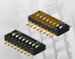 DHN-04F-T-V-T/R Diptronics Switch DIP 4 Slide, 0.025A 24VDC 1.27mm SMD T/R Parts Distributor DHN-04F-T-V-T/R Diptronics