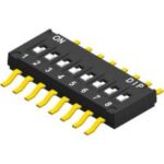 DHNF-08F-V Diptronics DIP Switch 8Pos SPST Parts Distributor DHNF-08F-V Diptronics