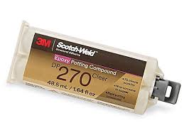 DP-270 3M Two-Part Epoxy Adhesive | Scotch-Weld Epoxy Adhesives Parts Distributor DP-270(CLEAR) EPOXY/GLUE POTTING COMPOUND/ADHESIVE SCOTCH-WELDTM DP270 CLEAR COLOR 50ML RoHS