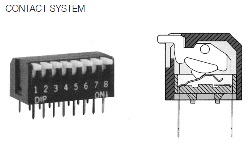 DPL-06-V Diptronics Switch DIP 6PST 6 Piano 0.025A 24VDC PC Pins 2.54mm Parts Distributor DPL-06-V Diptronics