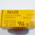 DS2E-S-DC24V Panasonic Relay 24VDC 3A DPDT, PC Pins Parts Distributor DS2E-S-DC24V Panasonic Relay 24VDC 3A DPDT