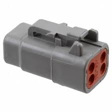 DTM06-4S Deutsch Automotive Connector Housing 4 Position Parts Distributor DTM06-4S Deutsch Automotive Connector Housing 4 Position