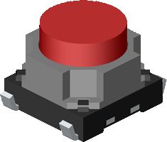 Diptronics LTL-613R-V-T/R Tact Switch 200GF 12V 50mA Parts Distributor Diptronics LTL-613R-V-T/R Tact Switch 200GF 12V 50mA