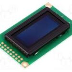 EA W082-XLG Electronic Assembly OLED Display, 2 lines/8 characters, 5.5 mm