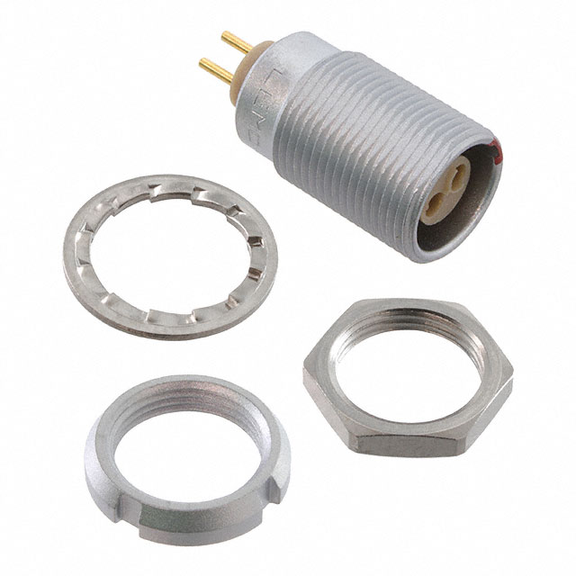 ECG.0B.302.CLN Lemo Push-Pull Connector Receptacle, Female Sockets 2 Position Solder Parts Distributor ECG.0B.302.CLN Lemo Push-Pull Connector Receptacle, Female Sockets 2 Position Solder