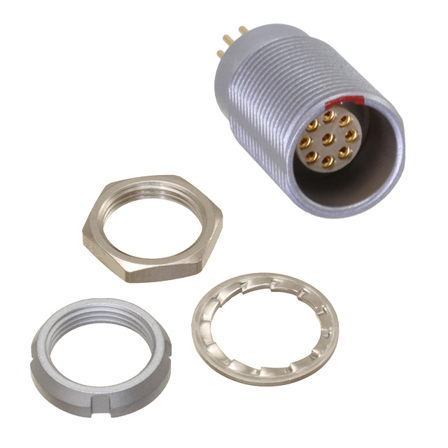 ECG.0B.309.CLN Lemo Push-Pull Connector Receptacle, Female Sockets 9 Position Solder Parts Distributor ECG.0B.309.CLN Lemo Push-Pull Connector Receptacle, Female Sockets 9 Position Solder