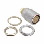 ECG.2B.316.CLN Lemo Push-Pull Connector Receptacle, Female Sockets 16 Position Solder Parts Distributor ECG.2B.316.CLN Lemo Push-Pull Connector Receptacle, Female Sockets 16 Position Solder