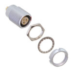 ECG.1B.303.CLL Lemo Push-Pull Connector Receptacle, Female Sockets 3 Position Solder Cup Parts Distributor ECG.1B.303.CLL Lemo Push-Pull Connector Receptacle, Female Sockets 3 Position Solder Cup
