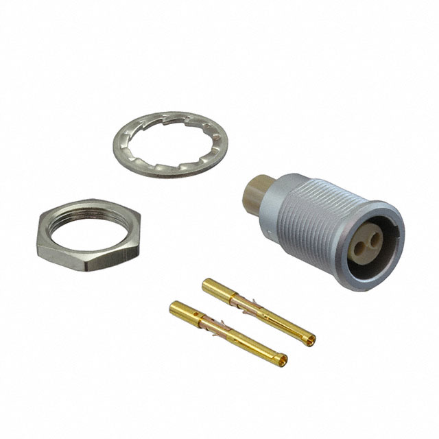 EGG.0B.302.CYM Lemo Push-Pull Connector Receptacle, Female Sockets 2 Position Crimp Parts Distributor EGG.0B.302.CYM Lemo Push-Pull Connector Receptacle, Female Sockets 2 Position Crimp