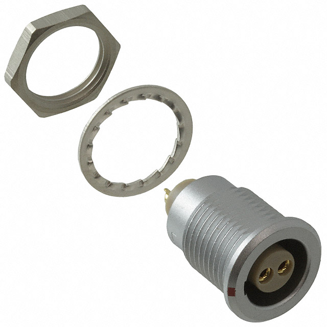 EGG.1B.302.CLL Lemo Push-Pull Connector Receptacle, Female Sockets 2 Position Solder Cup Parts Distributor EGG.1B.302.CLL Lemo Push-Pull Connector Receptacle, Female Sockets 2 Position Solder Cup