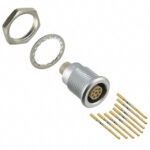 EGG.1B.308.CYM Lemo Push-Pull Connector Receptacle, Female Sockets 8 Position Crimp Parts Distributor EGG.1B.308.CYM Lemo Push-Pull Connector Receptacle, Female Sockets 8 Position Crimp