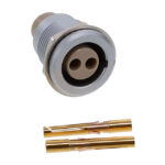 EGG.2B.302.CYM Lemo Push-Pull Connector Receptacle, Female Sockets 2 Position Crimp Parts Distributor EGG.2B.302.CYM Lemo Push-Pull Connector Receptacle, Female Sockets 2 Position Crimp