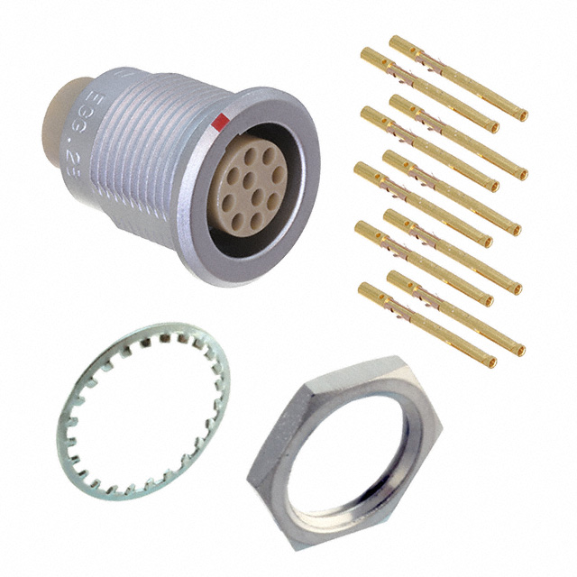 EGG.2B.310.CYM Lemo Push-Pull Connector Receptacle, Female Sockets 10 Position Crimp Parts Distributor EGG.2B.310.CYM Lemo Push-Pull Connector Receptacle, Female Sockets 10 Position Crimp