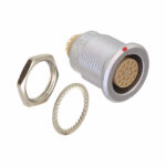 EGG.2B.318.CLL Lemo Push-Pull Connector Receptacle, Female Sockets 18 Position Solder Cup Parts Distributor EGG.2B.318.CLL Lemo Push-Pull Connector Receptacle, Female Sockets 18 Position Solder Cup