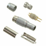 FGG.0B.302.CLAD56 Lemo Push-Pull Connector Plug, Male Pins 2 Position Solder Cup