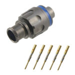 FGN.0M.305.XLCT Lemo Threaded Connector Plug, Male Pins 5 Position Crimp Parts Distributor FGN.0M.305.XLCT Lemo Threaded Connector Plug, Male Pins 5 Position Crimp