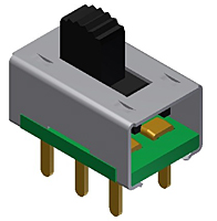 GF-126-0159 CW Industries Slide Switch 3A 125V DPDT Parts Distributor GF-126-0159 CW Industries Slide Switch 3A 125V DPDT