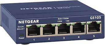GS105 Netgear 5-Port Gigabit Ethernet Switch Parts Distributor GS105 Netgear 5-Port Gigabit Ethernet Switch