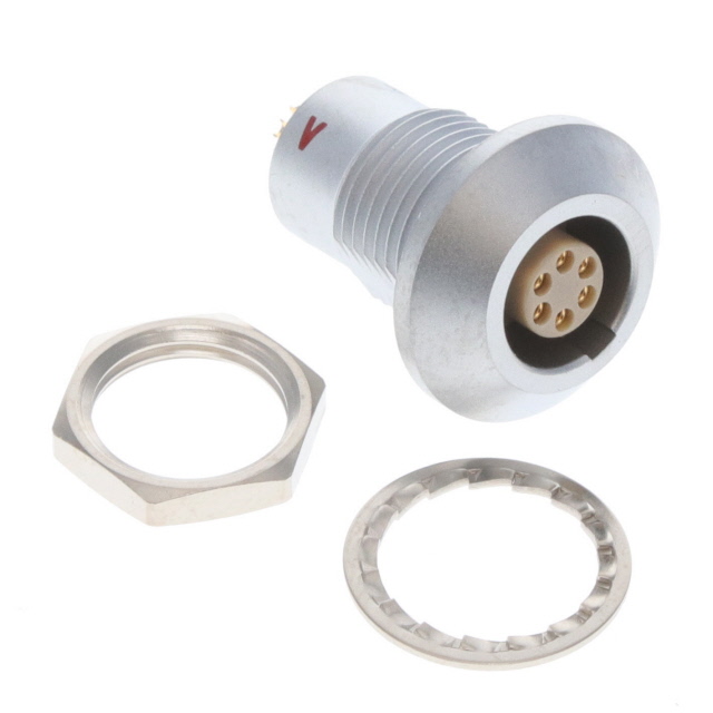 HGG.1B.306.CLLPV Lemo Push-Pull Connector Receptacle, Female Sockets 6 Position Solder Cup Parts Distributor HGG.1B.306.CLLPV Lemo Push-Pull Connector Receptacle, Female Sockets 6 Position Solder Cup