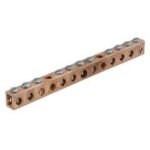 ILSD1674 ILSCO D-167-4 Ground Bar Kit, 4 Circuit, Range # 14 – 4 AWG, Copper or Aluminum Wire Parts Distributor ILSD1674 Electronic Components