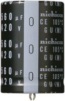LGU2G101MELA Nichicon Aluminum Electrolytic Capacitors – Snap In 100uF 400VDC 20% 105C Parts Distributor LGU2G101MELA Nichicon