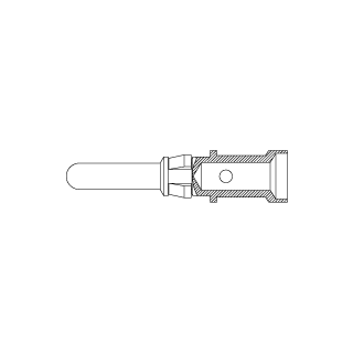 MC612N/AA Positronic Contact Crimp Pin 12-14AWG #12 Infinity, RoHS Parts Distributor MC612N/AA Electronic Components