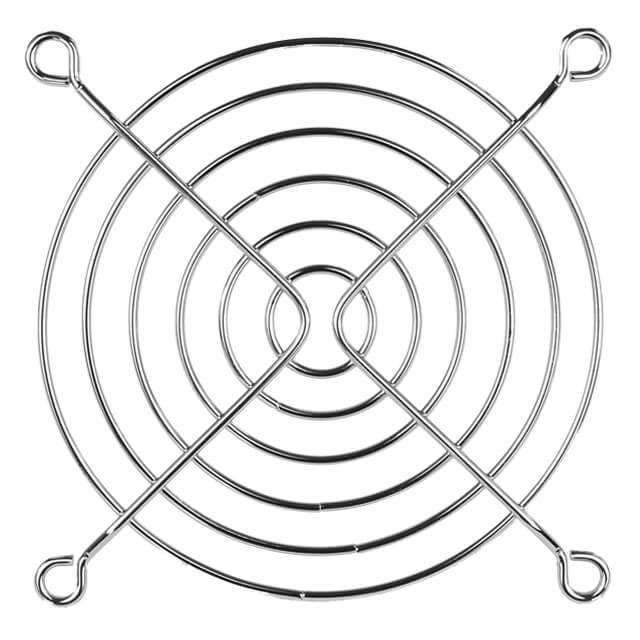 FG92-825 Same Sky (Formerly CUI Devices) Steel, Chrome Plated Fan Guard 92mm Sq Parts Distributor FG92-825 Same Sky (Formerly CUI Devices)