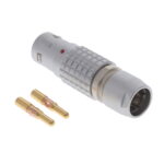 FGG.3B.302.CYCD12 Lemo Push-Pull Connector Plug, Male Pins 2 Position Crimp Parts Distributor FGG.3B.302.CYCD12 Lemo Push-Pull Connector Plug, Male Pins 2 Position Crimp