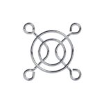FGW-040A-1 Cooltron Nickel, Chrome Plated Fan Guard 40mm Sq Parts Distributor FGW-040A-1 Cooltron