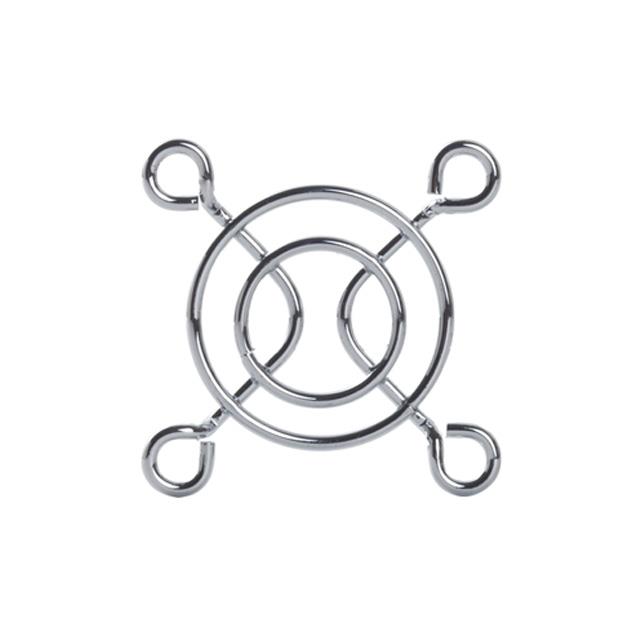 FGW-040A-1 Cooltron Nickel, Chrome Plated Fan Guard 40mm Sq Parts Distributor FGW-040A-1 Cooltron