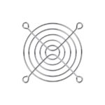 FGW-070A-1 Cooltron Nickel, Chrome Plated Fan Guard 70mm Sq Parts Distributor FGW-070A-1 Cooltron