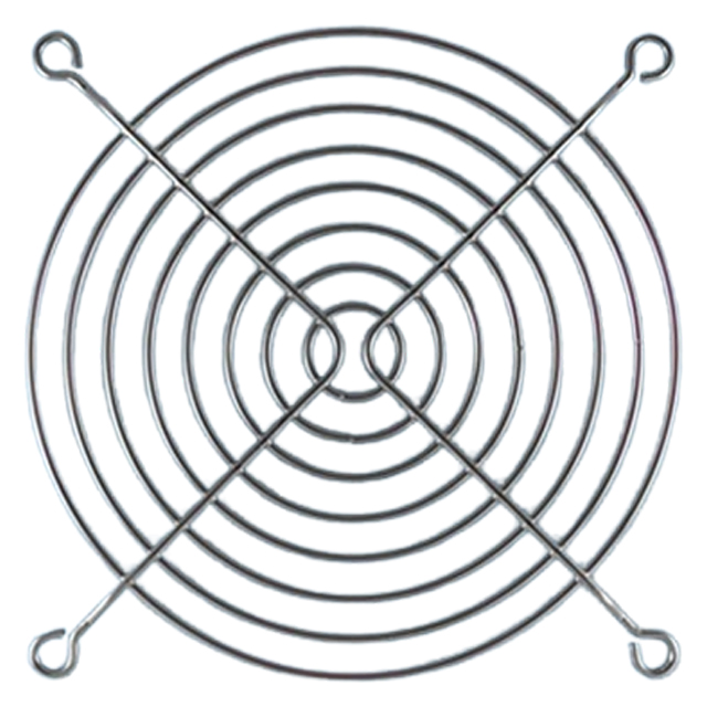 FGW-127A-1 Cooltron Nickel, Chrome Plated Fan Guard 127mm Sq Parts Distributor FGW-127A-1 Cooltron