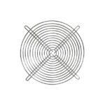 FGW-200A-1 Cooltron Nickel, Chrome Plated Fan Guard 225mm Sq Parts Distributor FGW-200A-1 Cooltron