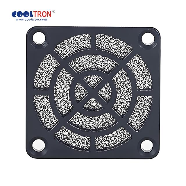FPF-040A-40 Cooltron Acrylonitrile Butadiene Styrene (ABS), Polyurethane Foam Fan Guard Assembly 40mm Sq Parts Distributor FPF-040A-40 Cooltron