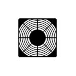 G127POG Orion Fans Acrylonitrile Butadiene Styrene (ABS) Fan Grill Guard – Flat 127mm Sq Parts Distributor G127POG Orion Fans