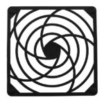 G80POG Orion Fans Acrylonitrile Butadiene Styrene (ABS) Fan Grill Guard – Flat 80mm Sq Parts Distributor G80POG Orion Fans