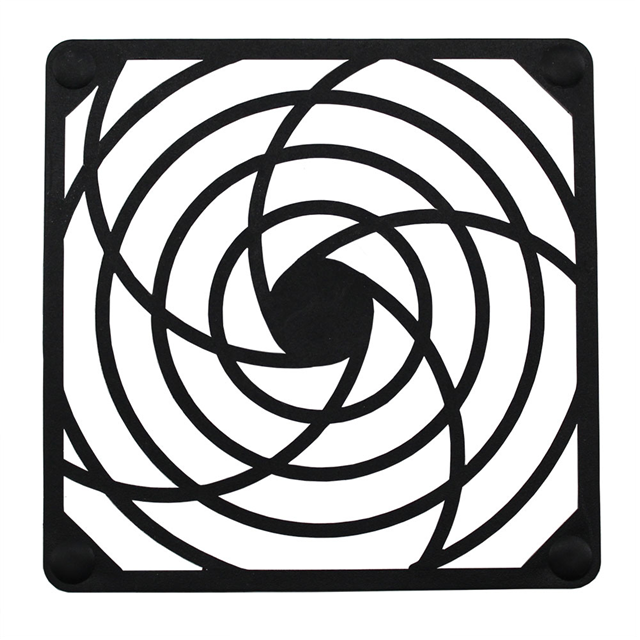 G80POG Orion Fans Acrylonitrile Butadiene Styrene (ABS) Fan Grill Guard – Flat 80mm Sq Parts Distributor G80POG Orion Fans