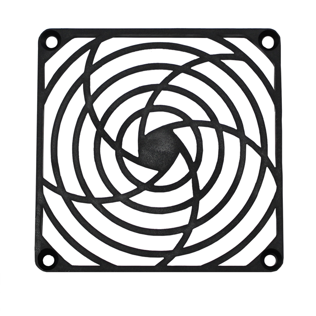 G92P Orion Fans Acrylonitrile Butadiene Styrene (ABS) Fan Grill Guard – Flat 92mm Sq Parts Distributor G92P Orion Fans