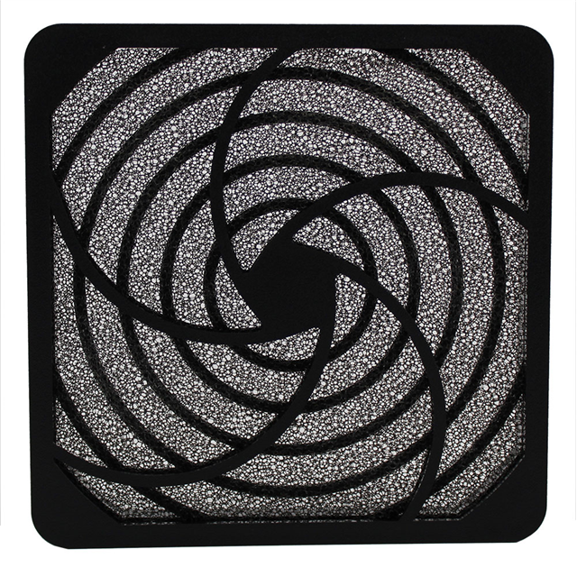 GRM92-30 Orion Fans Acrylonitrile Butadiene Styrene (ABS), Polyurethane Foam Fan Guard Assembly 92mm Sq Parts Distributor GRM92-30 Orion Fans