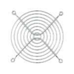 KM127 Sanyo Denki Nickel, Chrome Plated Fan Guard 127mm Sq Parts Distributor KM127 Sanyo Denki